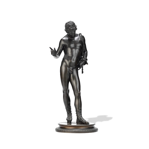 Bonhams : A late 19th/early 20th century Italian patinated bronze model ...