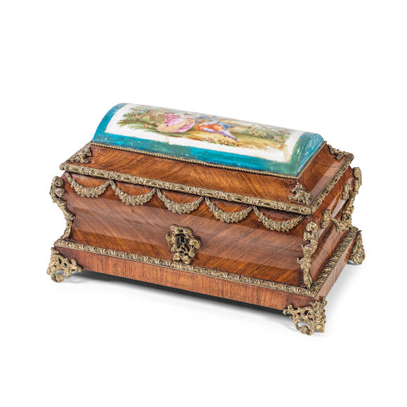 Bonhams : A late 19th century French gilt metal grand piano jewellery ...