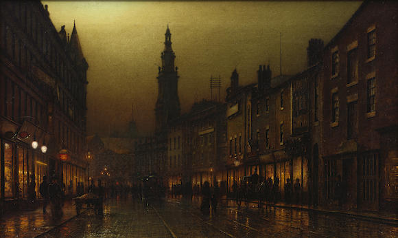 Bonhams : Louis H. Grimshaw (British, 1870-1944) Trinity Church, Leeds