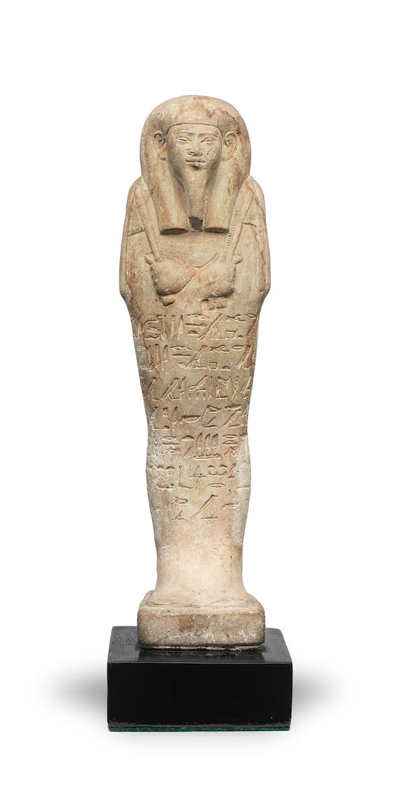 Bonhams : An Egyptian faience shabti for the Overseer of the ...