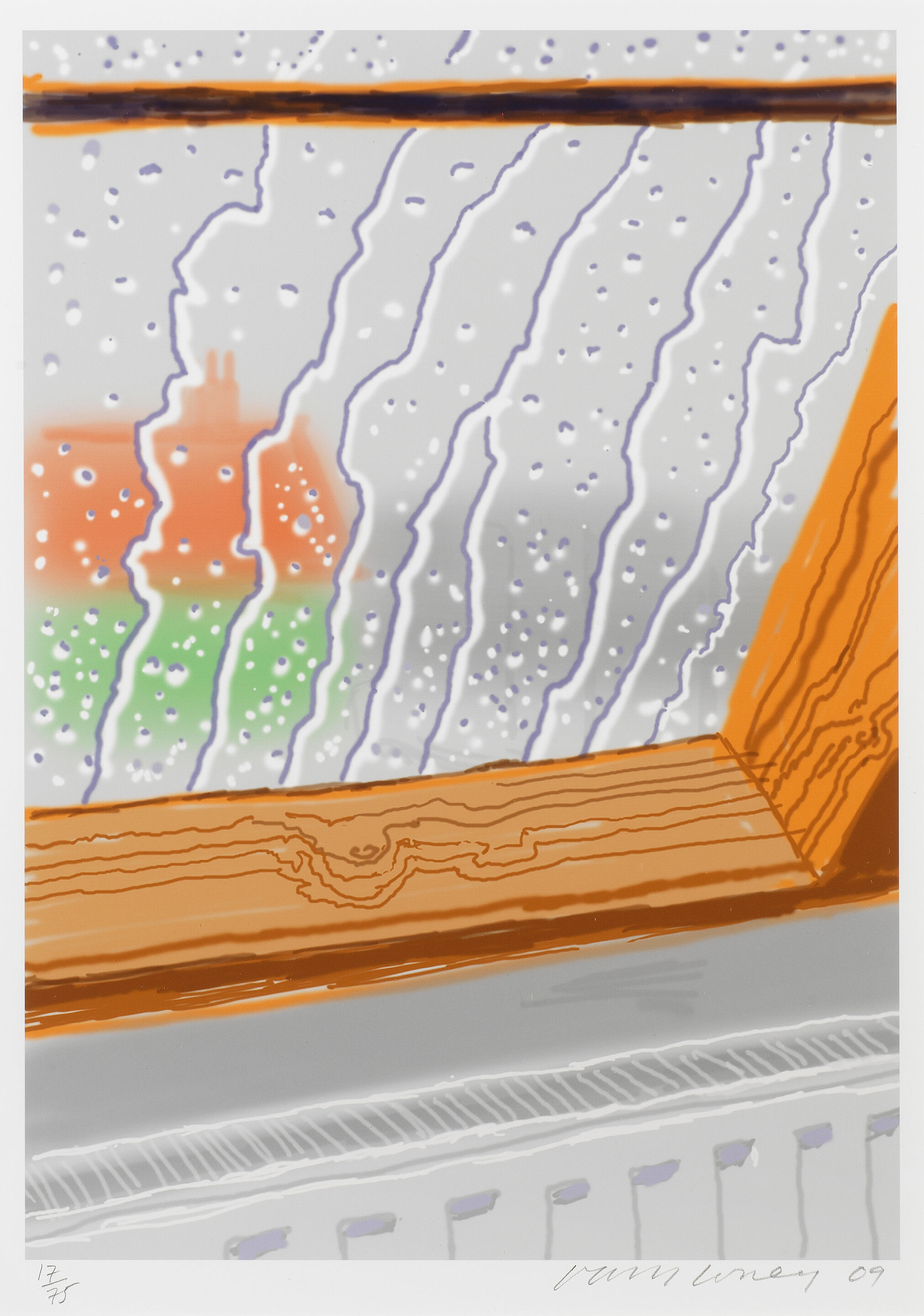 Rain on the Studio Window