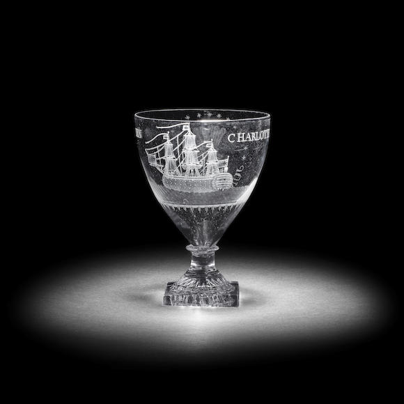 Bonhams : An engraved Admiral Lord Howe commemorative rummer, circa ...