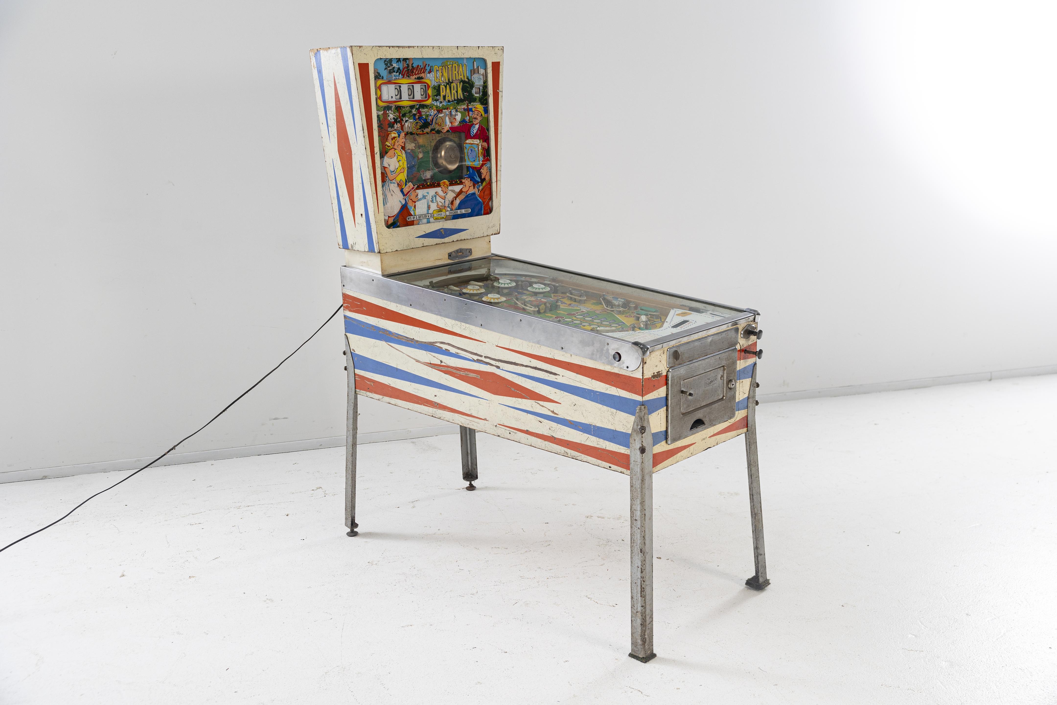 Bonhams Cars : A 'Gottlieb's Central Park' pinball machine by D ...