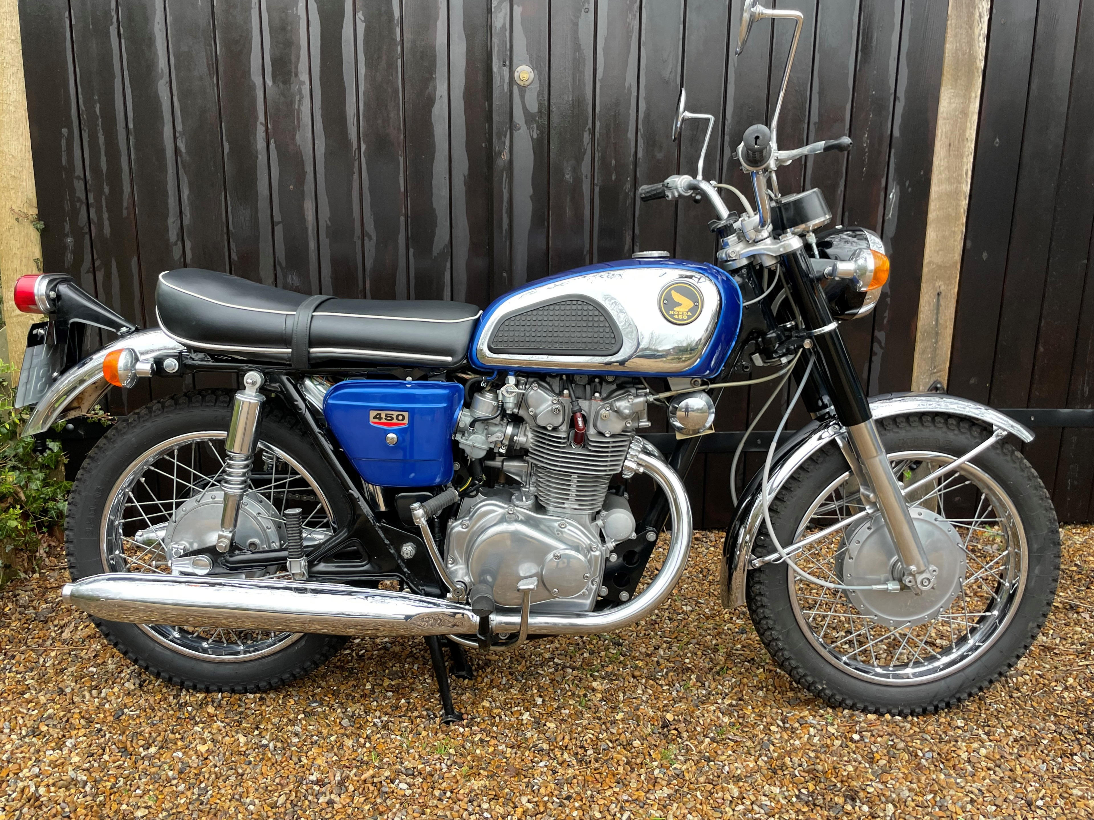 Bonhams Cars : 1968 Honda CB450 K1 Frame no. CB450 3004651 Engine no ...