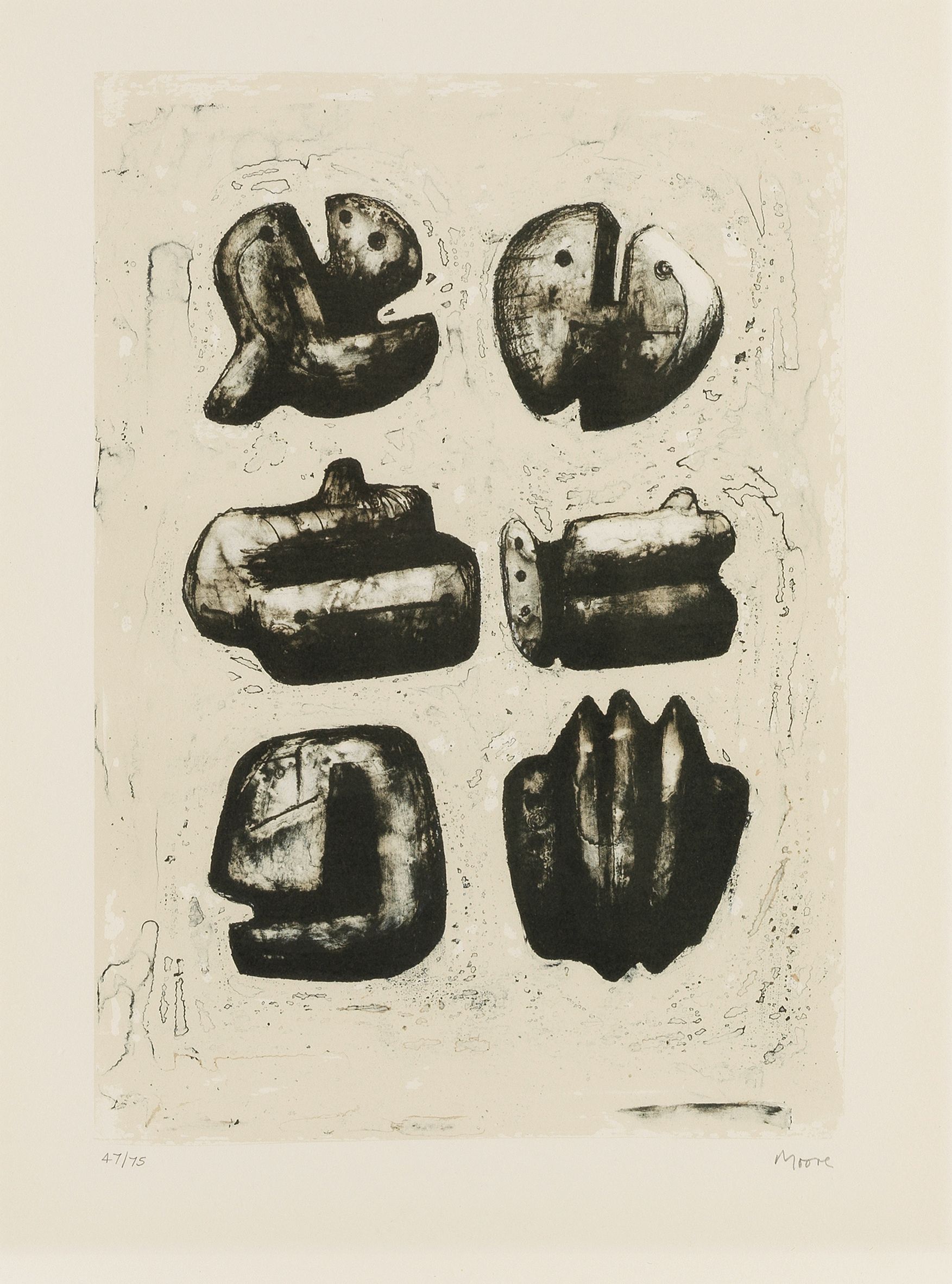 Six Stone Figures