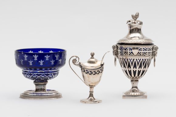 Petit Sucrier En Plaqué Argent Avec Sa Cuillère - Style Ancien - Occasion