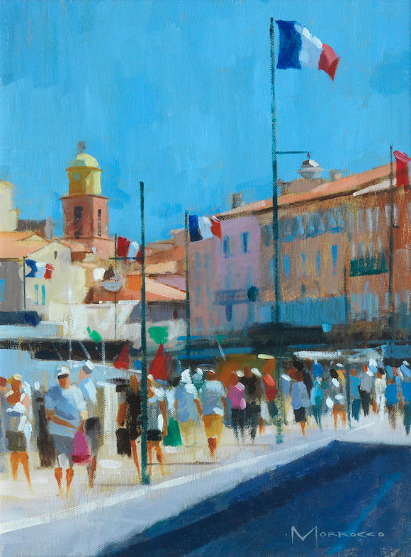 Bonhams : Jack Morrocco (British, born 1953) 'Sunny Day, St Tropez'