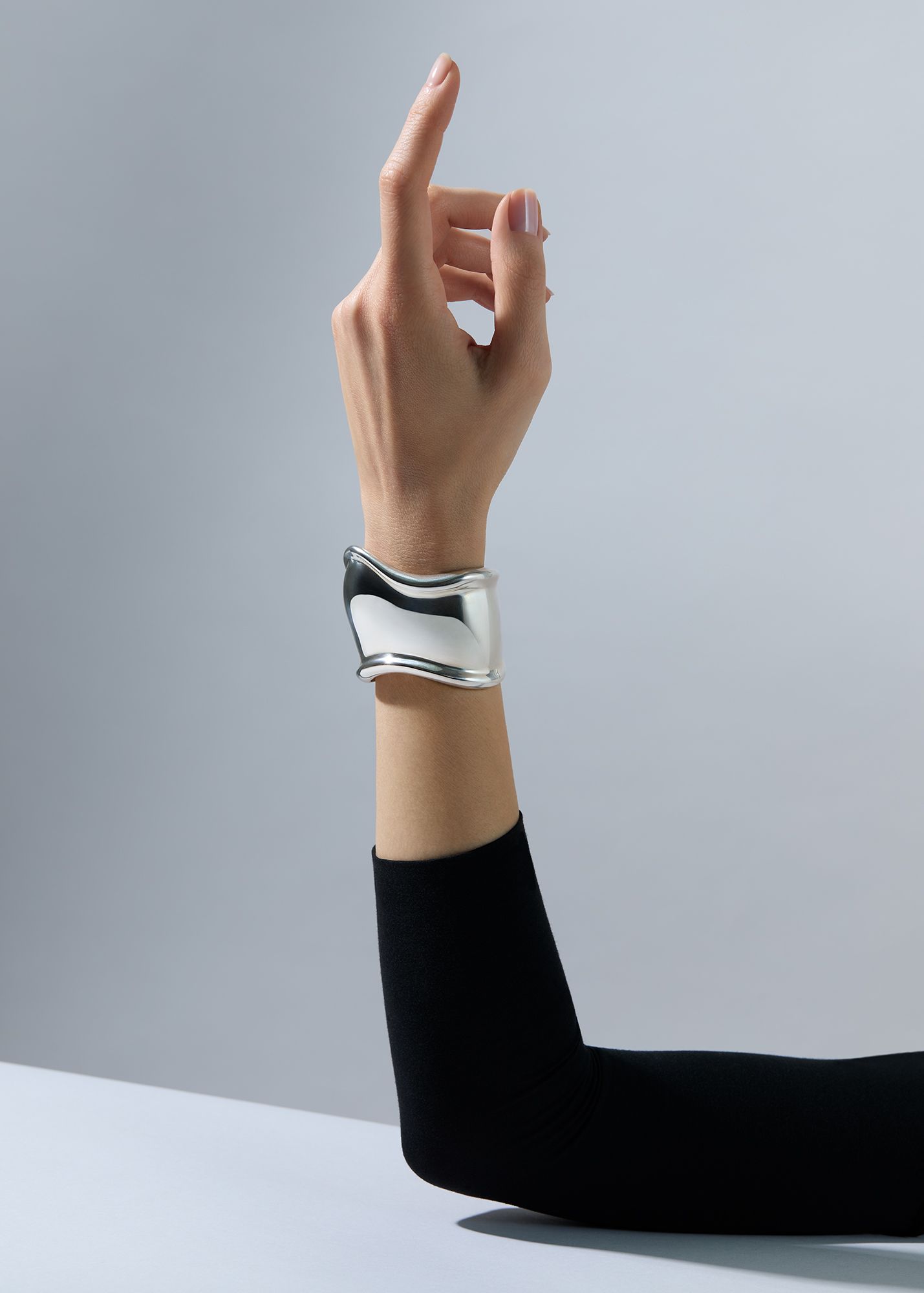 Silver Cuff Elsa Peretti Bone Cuff Black Elsa Peretti Bone Cuff