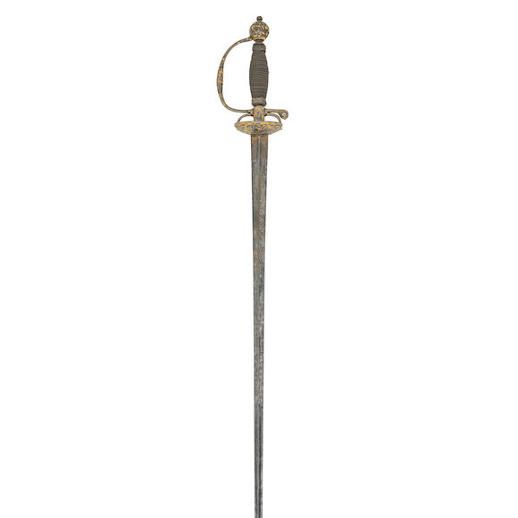 Bonhams : A Fine French Small-Sword With Chiselled And Gilt Hilt