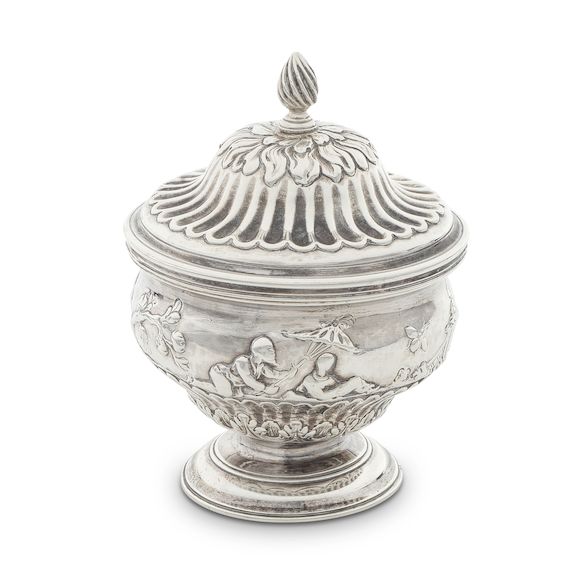 Bonhams : A George III silver covered sugar bowl William Grundy, London ...