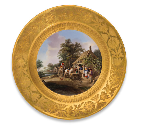 Bonhams : A Berlin plate, circa 1817-23