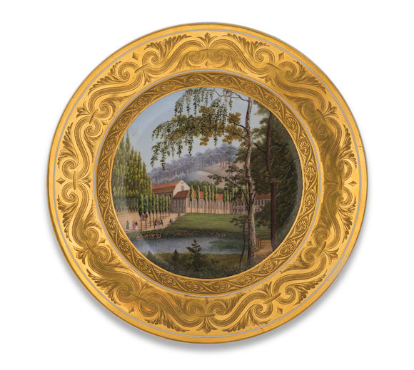 Bonhams : A Berlin dessert plate, circa 1818