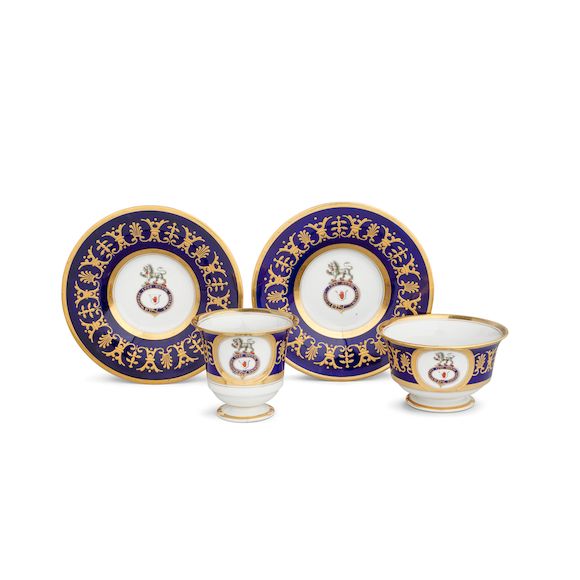 Bonhams A Flight, Barr and Barr Worcester armorial breakfast cup and