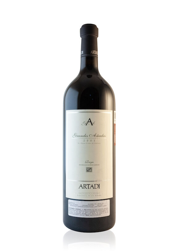 Bonhams : Rioja Grandes Añadas 2001, Artadi (1 double-magnum)