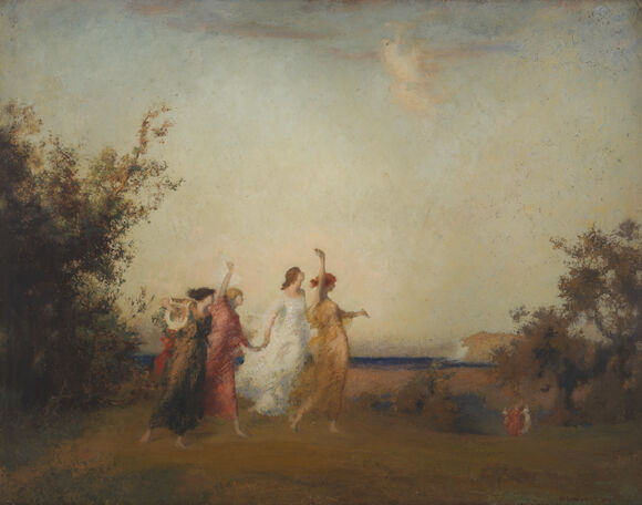 Bonhams : Attributed to Henry John Lintott RSA (British, 1878-1965 ...