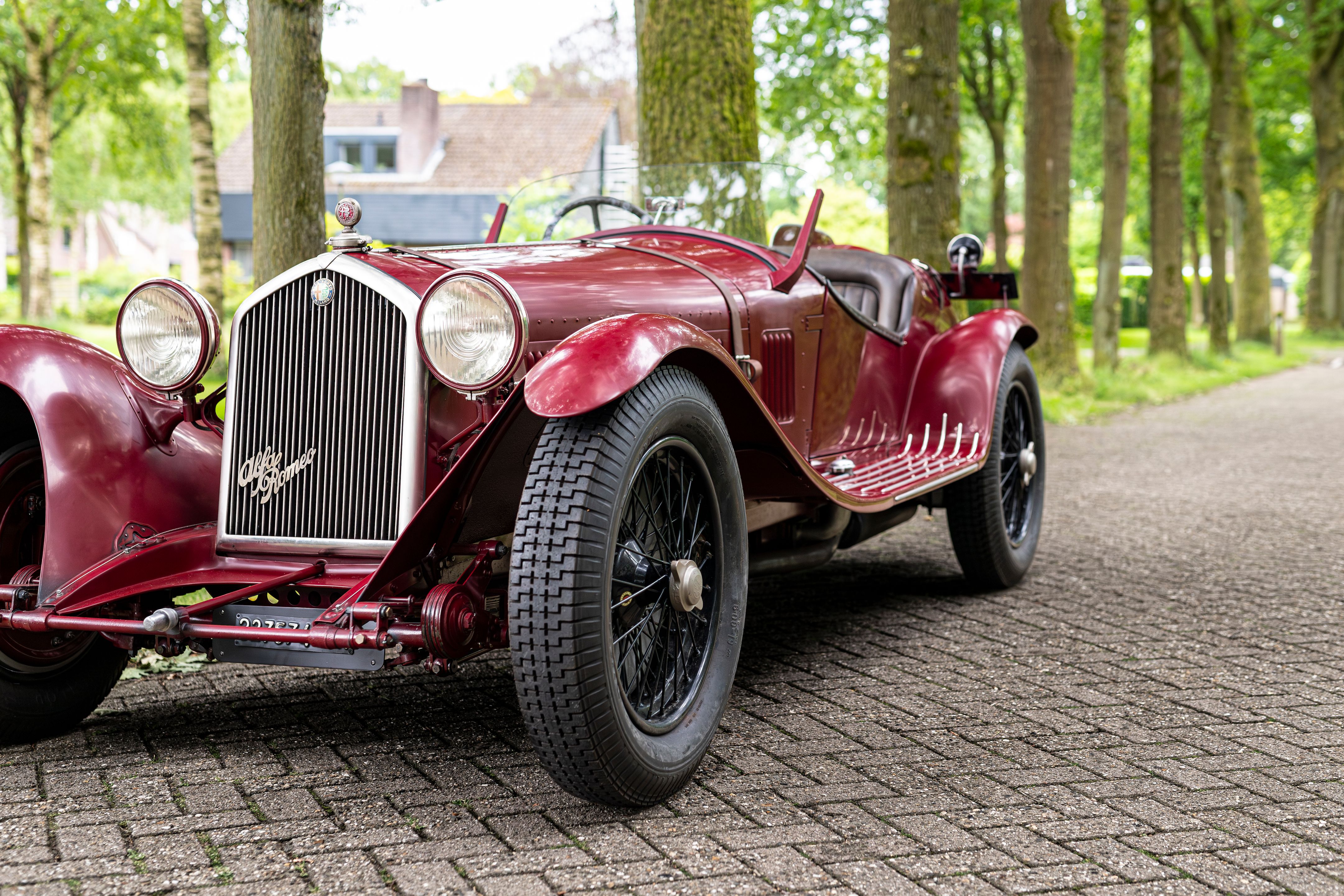 Miniature Alfa Romeo 2300 Spider 1932 Rouge Burago 1/18 Cabriolet