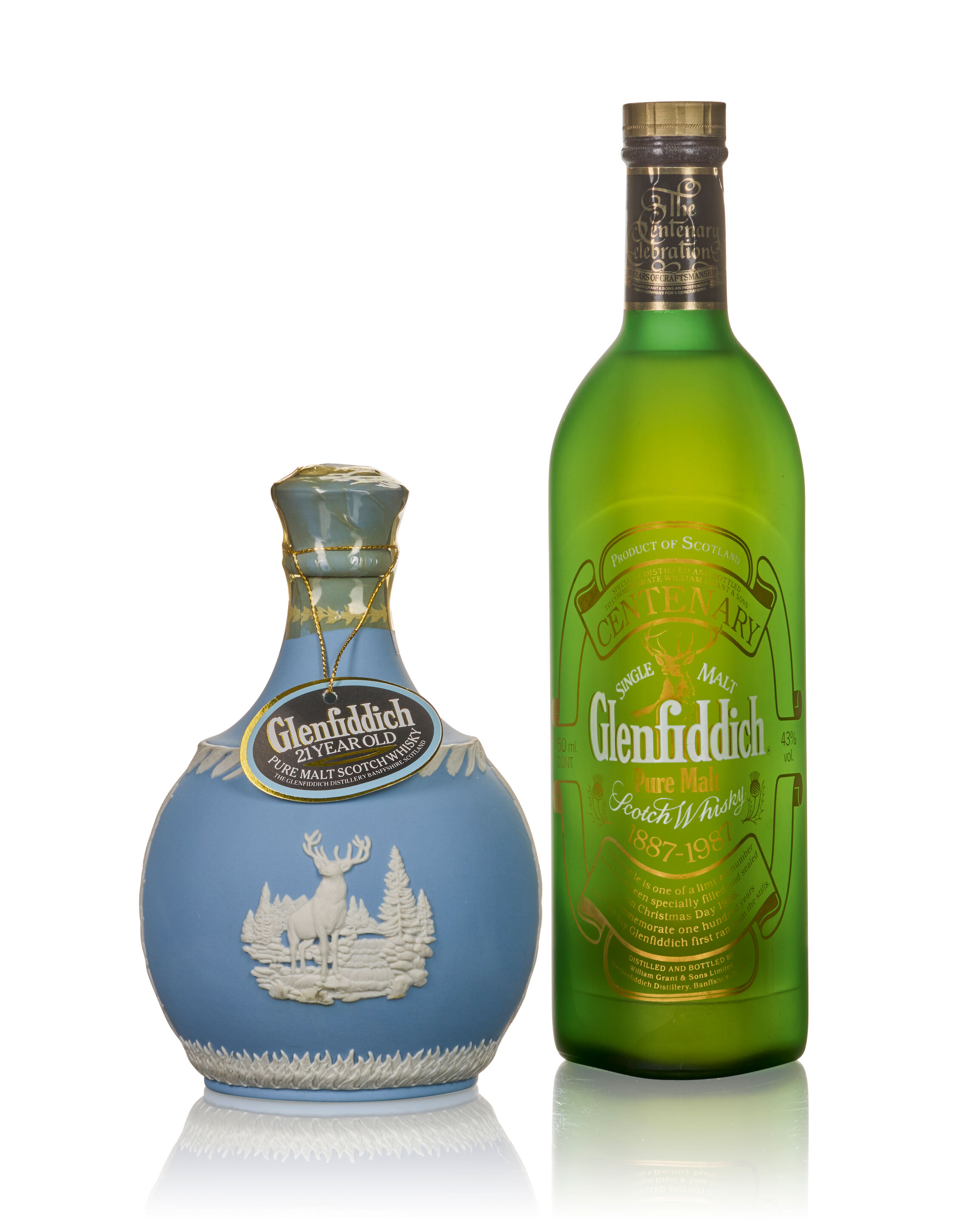 Bonhams : Glenfiddich Wedgwood Decanter 21 Year Old (1 