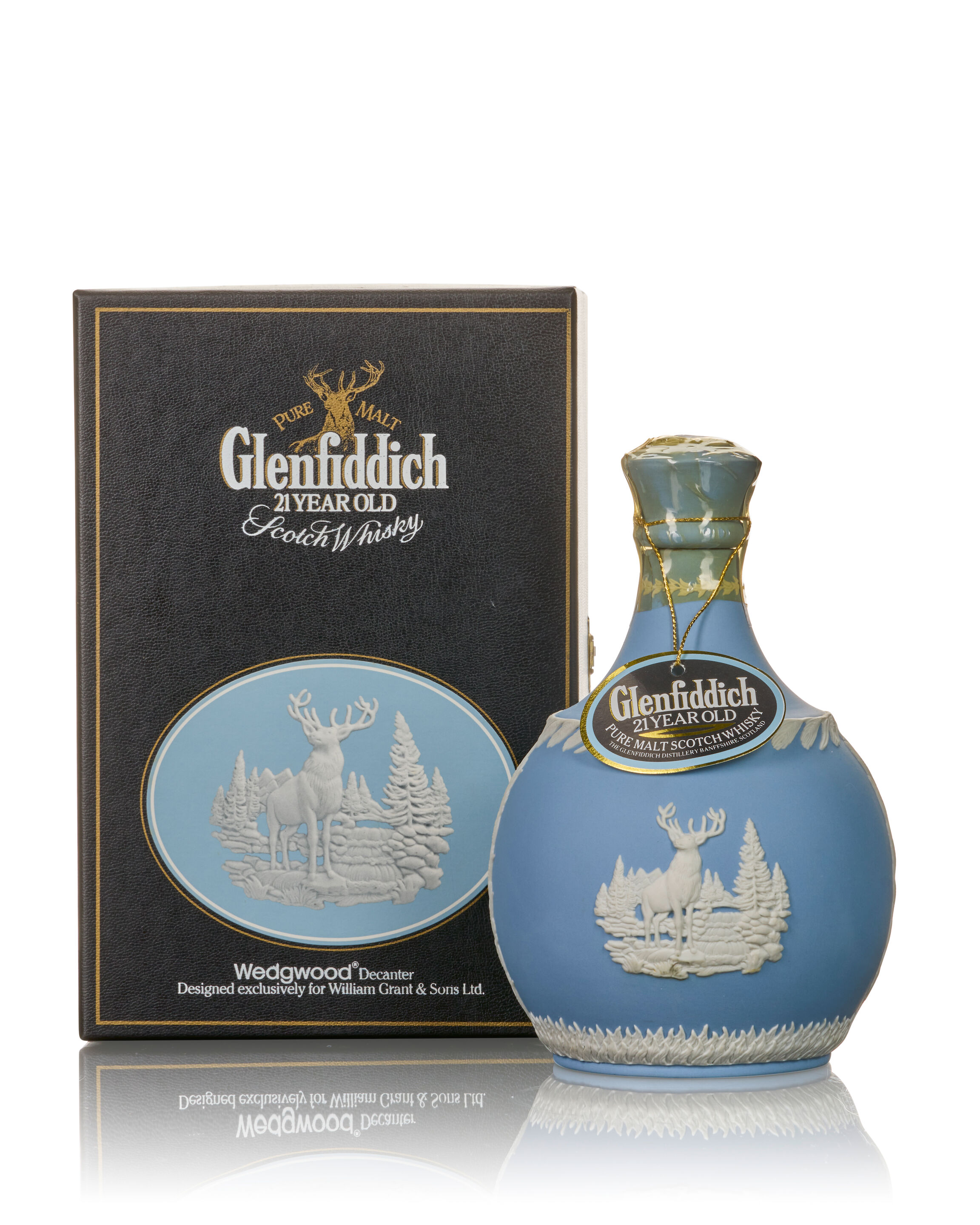 Bonhams : Glenfiddich Wedgwood Decanter 21 Year Old (1 