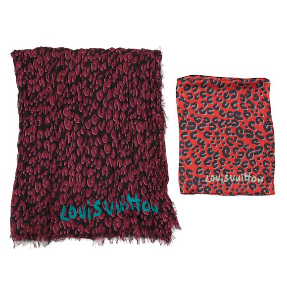 Bonhams Louis Vuitton x Stephen Sprouse: Two Graffiti Leopard