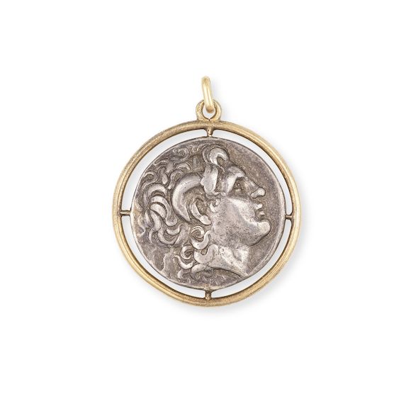 Médaille Vierge Marie au voile Or 18K 24mm Zircon | Alda