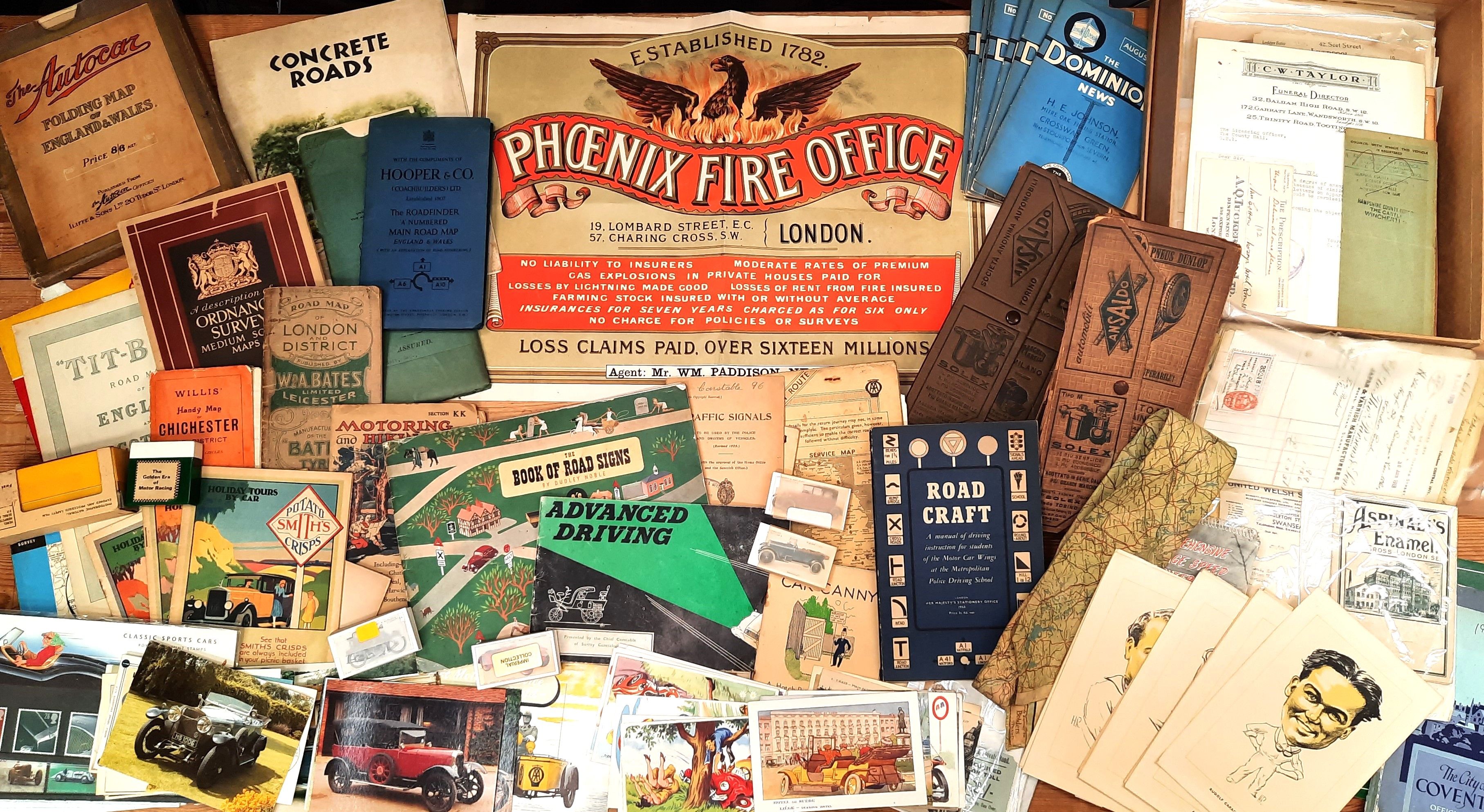 Assorted motoring ephemera, ((Qty))