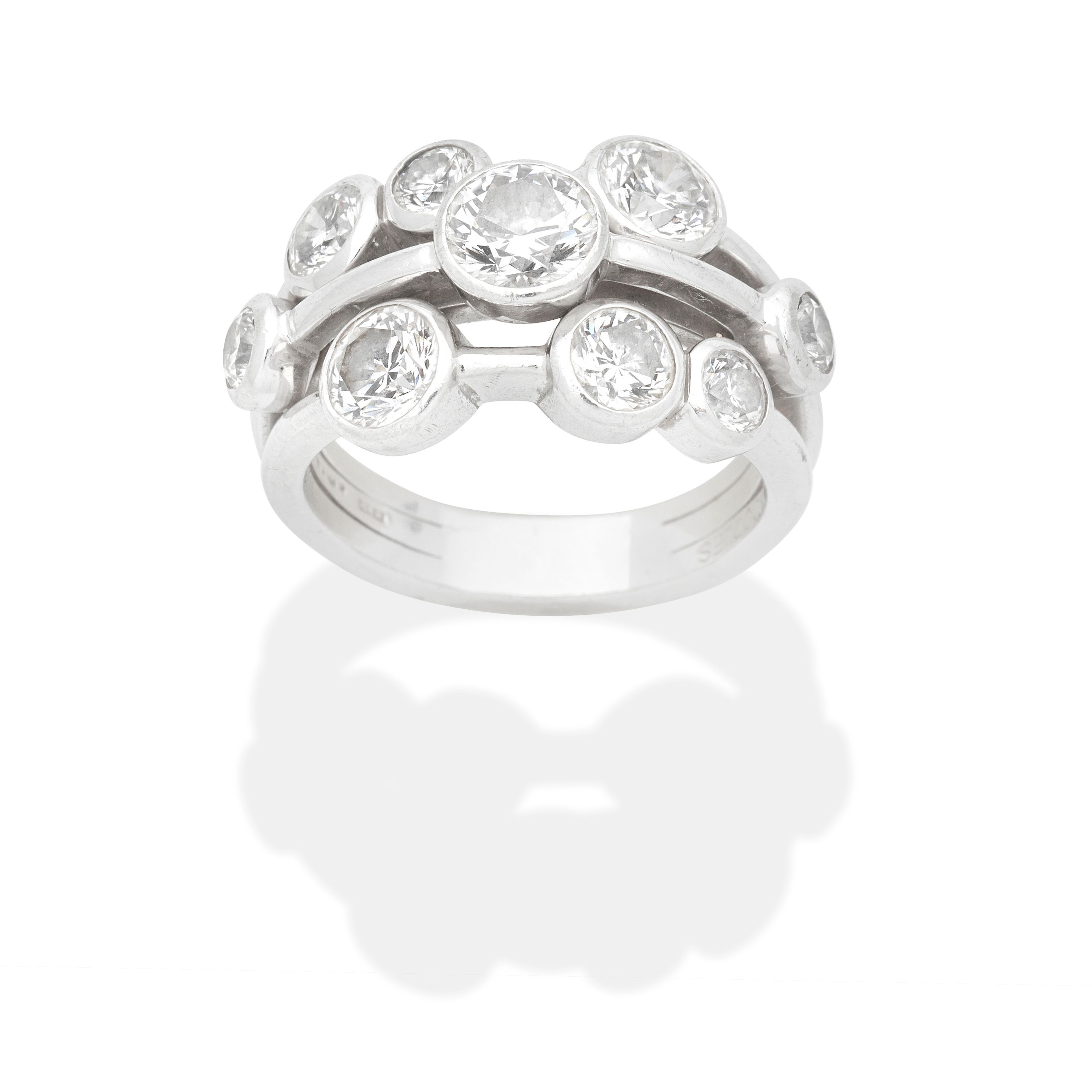 BOODLES: DIAMOND 'RAINDANCE' RING