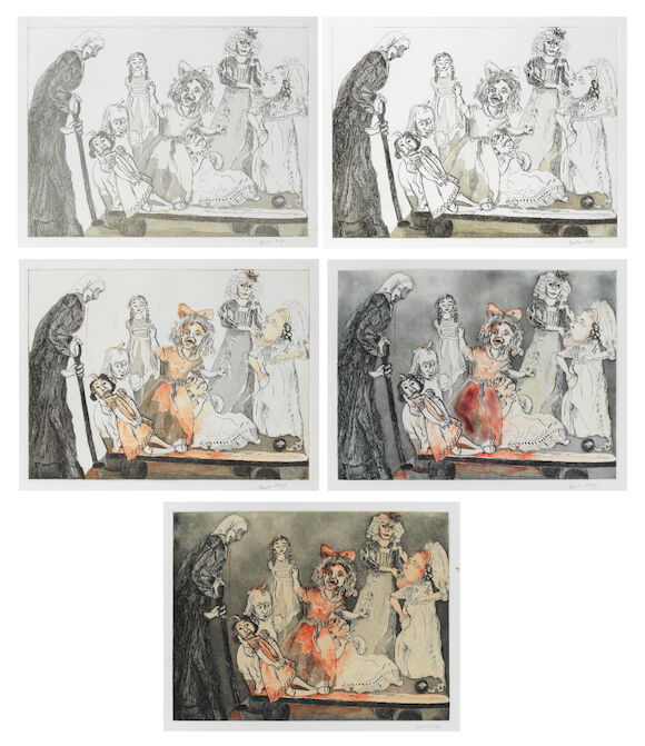 Bonhams : Dame Paula Rego R.A. (British, 1935-2022) Death Goes Shopping ...