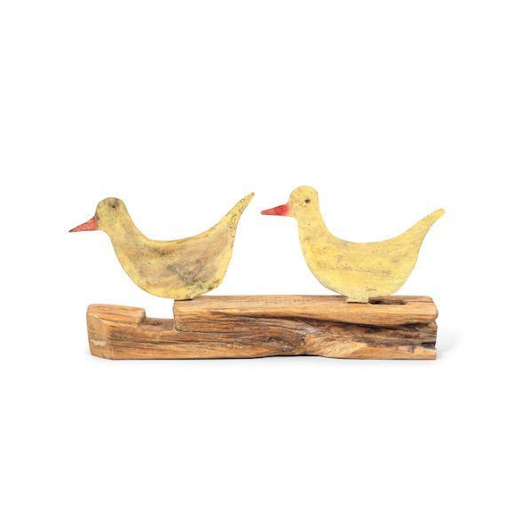 Bonhams : A pair of tole duck shooting targets Probably first-half 20th ...