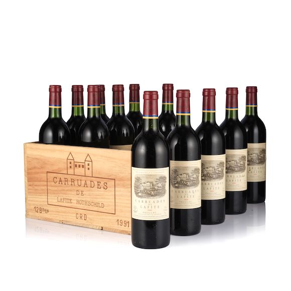 Bonhams de Saint Cyr Carruades de Lafite 1991, Pauillac, the