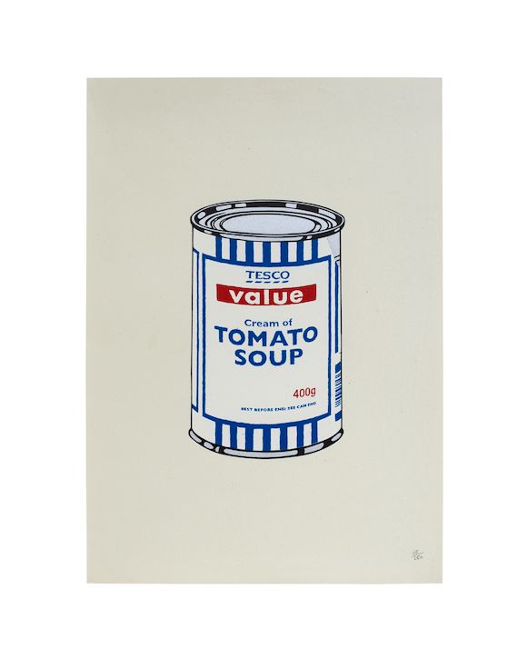 Bonhams Banksy British Born 1974 Tesco Value Soup Can Screenprint bonhams-banksy-british-born-1974-tesco-value-soup-can-screenprint