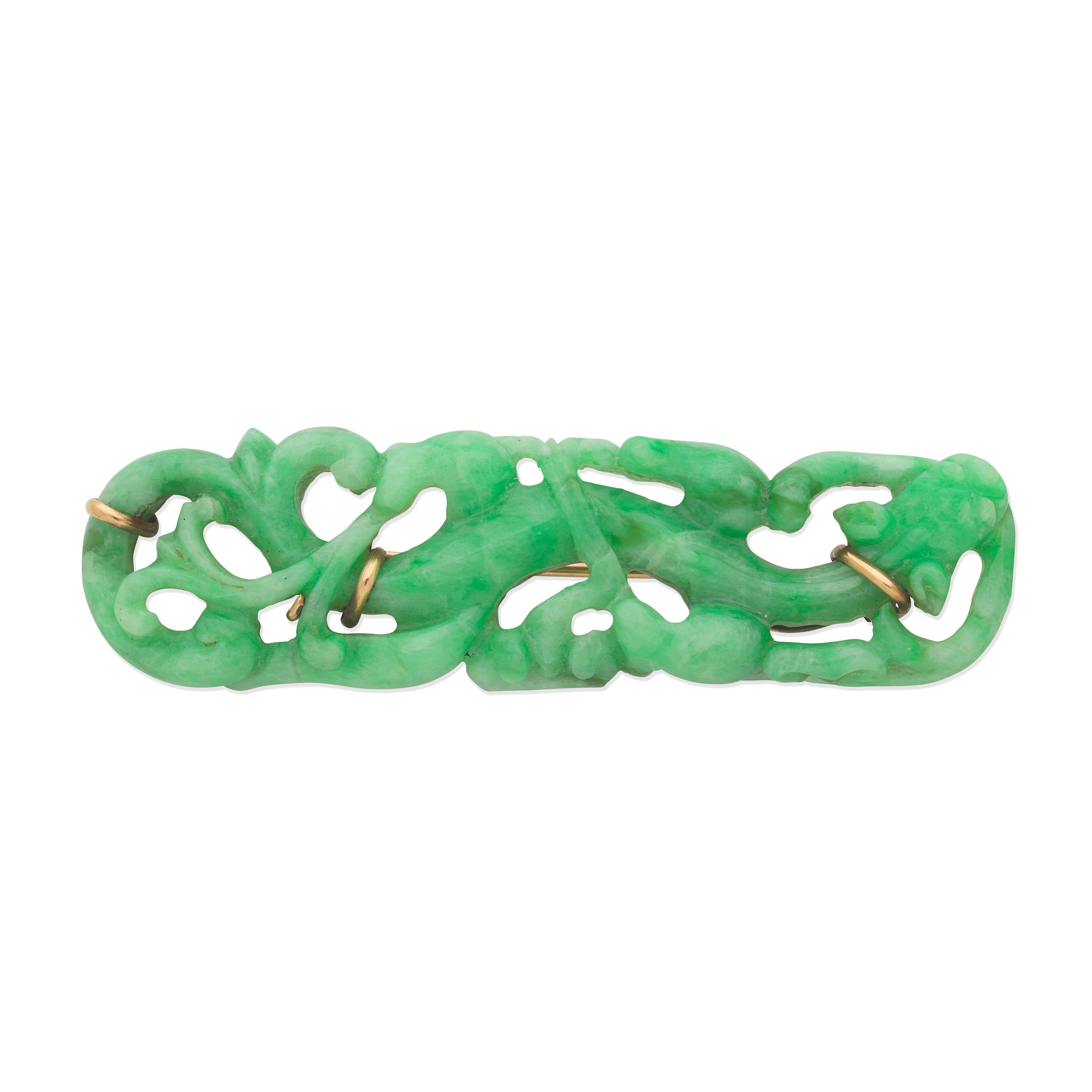 JADE BROOCH