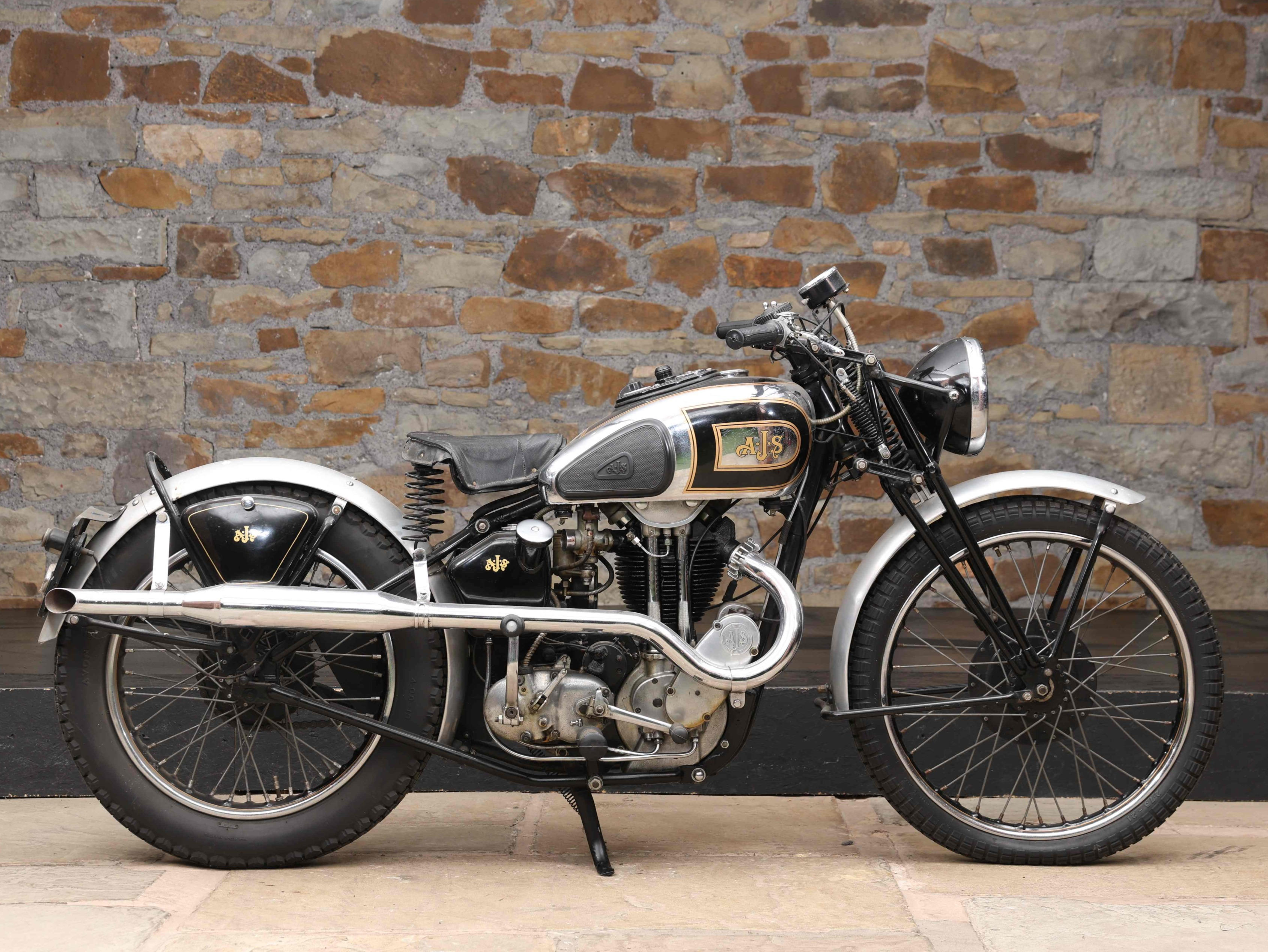 Bonhams Cars : 1936 AJS 500cc 18T Trials Frame no. 664 Engine no. 37 ...