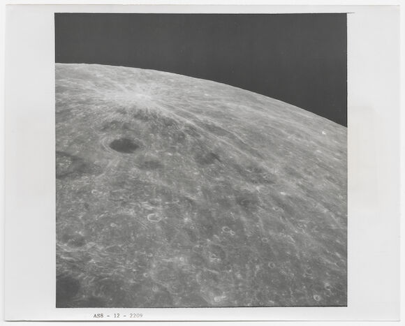 Bonhams Cornette de Saint Cyr : [Apollo 8] FIRST HUMAN VIEW OF THE MOON ...