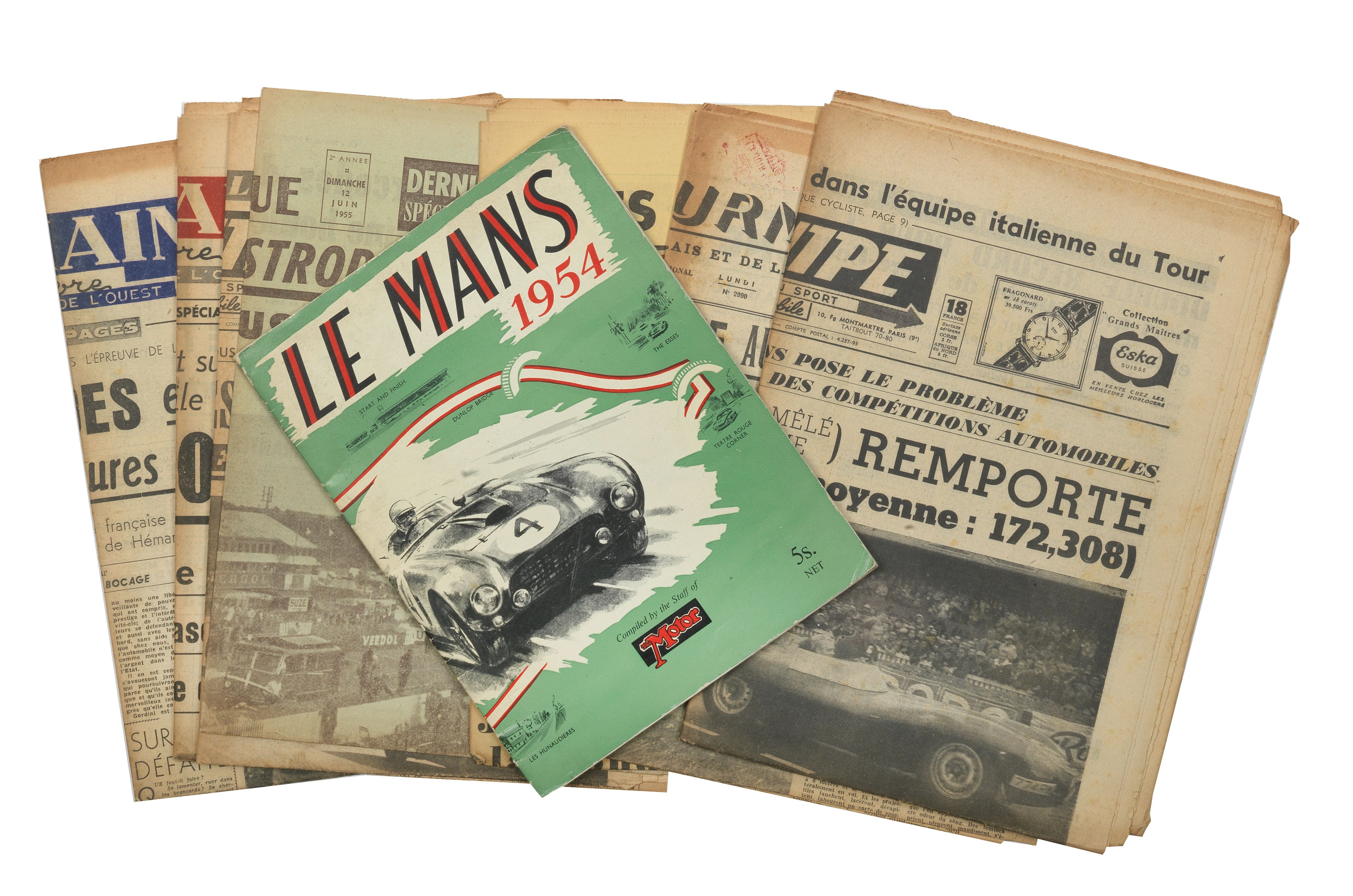 Programme, 24 Heures du Mans, 1954 - Lot 92