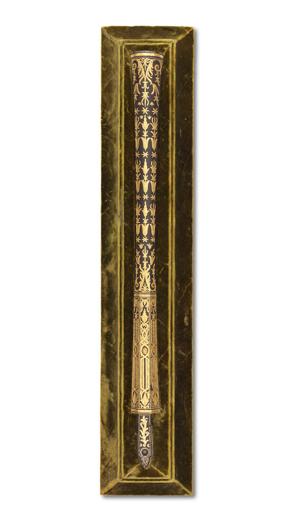 Bonhams : An Ottoman gold-damascened steel gun barrel signed by Isma'il ...