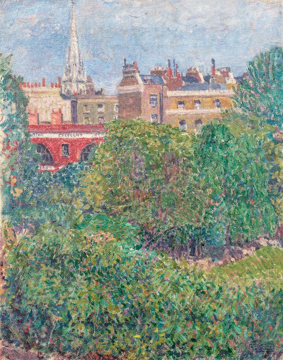 Mornington Crescent c.1910 (1) - Spencer Gore - Framed art Print main image 1