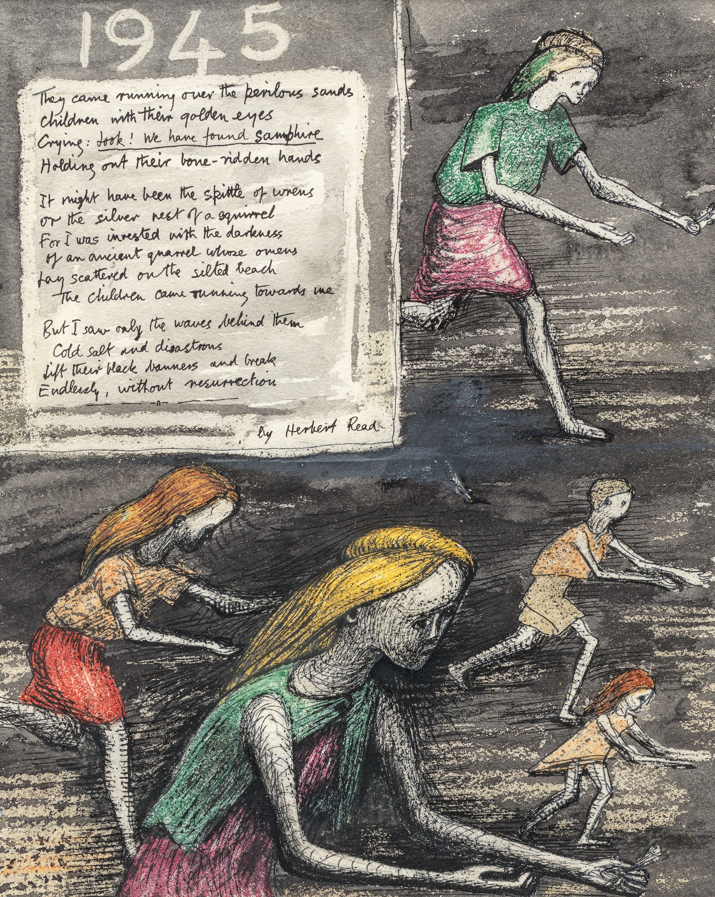 Illustration for a Poem by Herbert Read