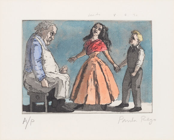 Bonhams : Dame Paula Rego R.A. (1935-2022) The Baker's Wife II Etching ...