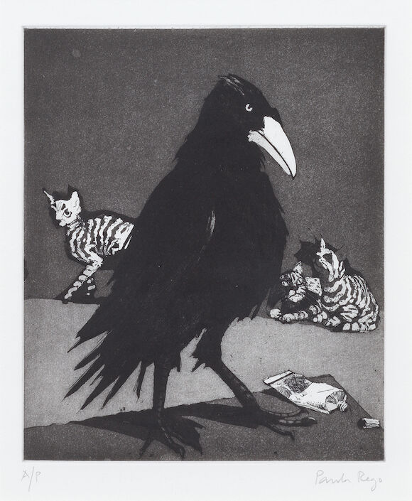 Bonhams : Dame Paula Rego R.A. (1935-2022) The Crow Etching and ...