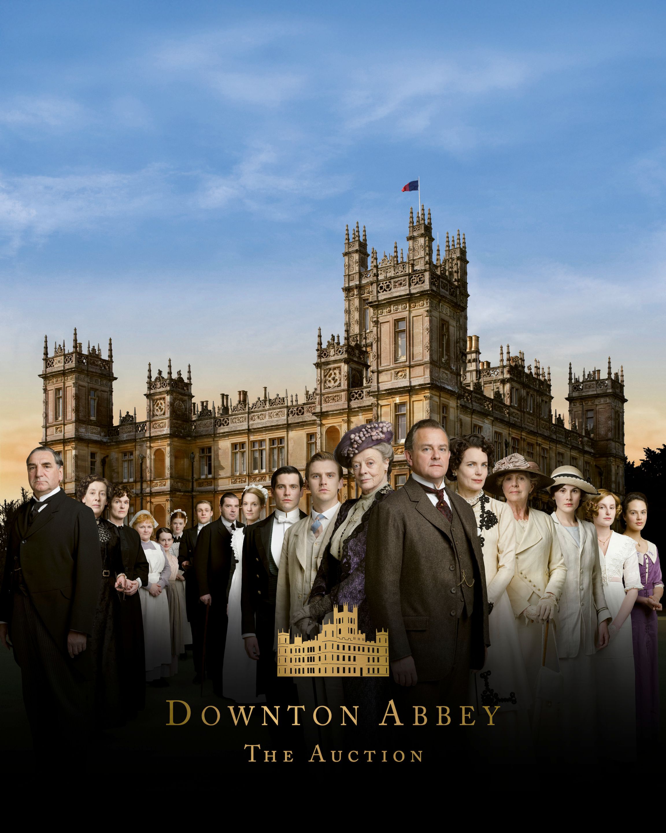 Downton Abbey Painting 1 Tapestry, image size:2304x2880