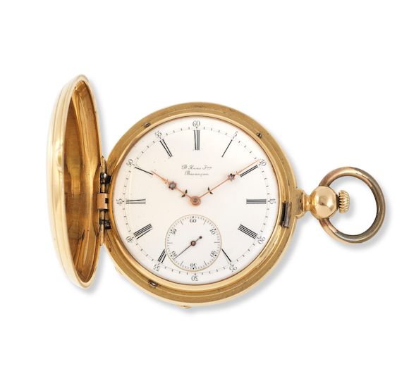 Bonhams Cornette de Saint Cyr : B. Haas Jeune, Besançon. An 18K gold ...