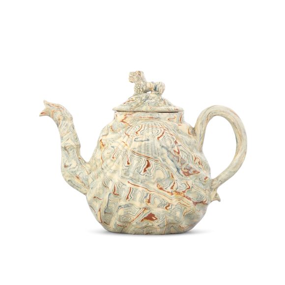 Bonhams A Staffordshire Solid Agate Teapot And Cover Circa 1750 bonhams-a-staffordshire-solid-agate-teapot-and-cover-circa-1750
