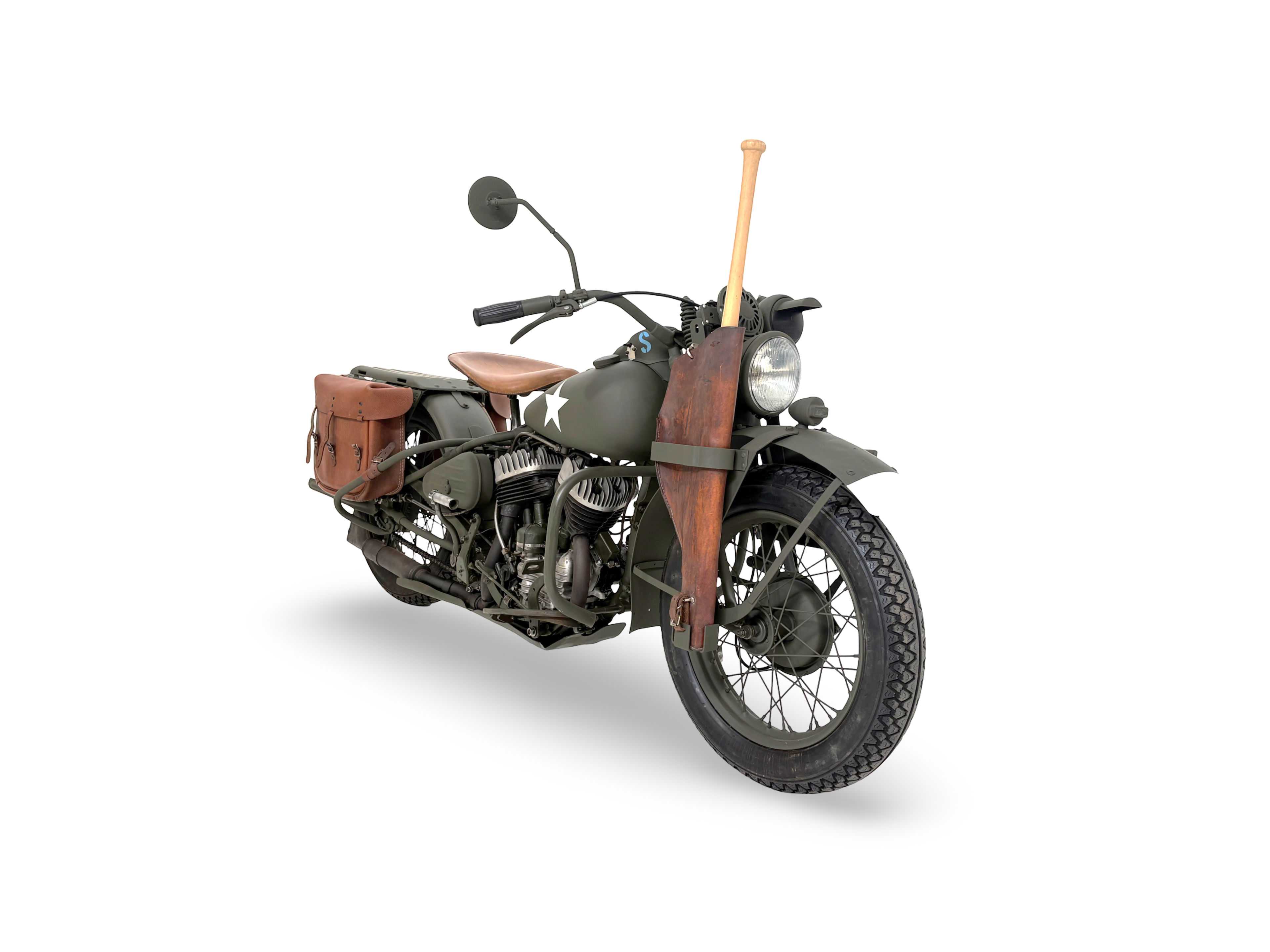 Bonhams Cars : 1944 Harley-Davidson 45ci WLA Military Motorcycle