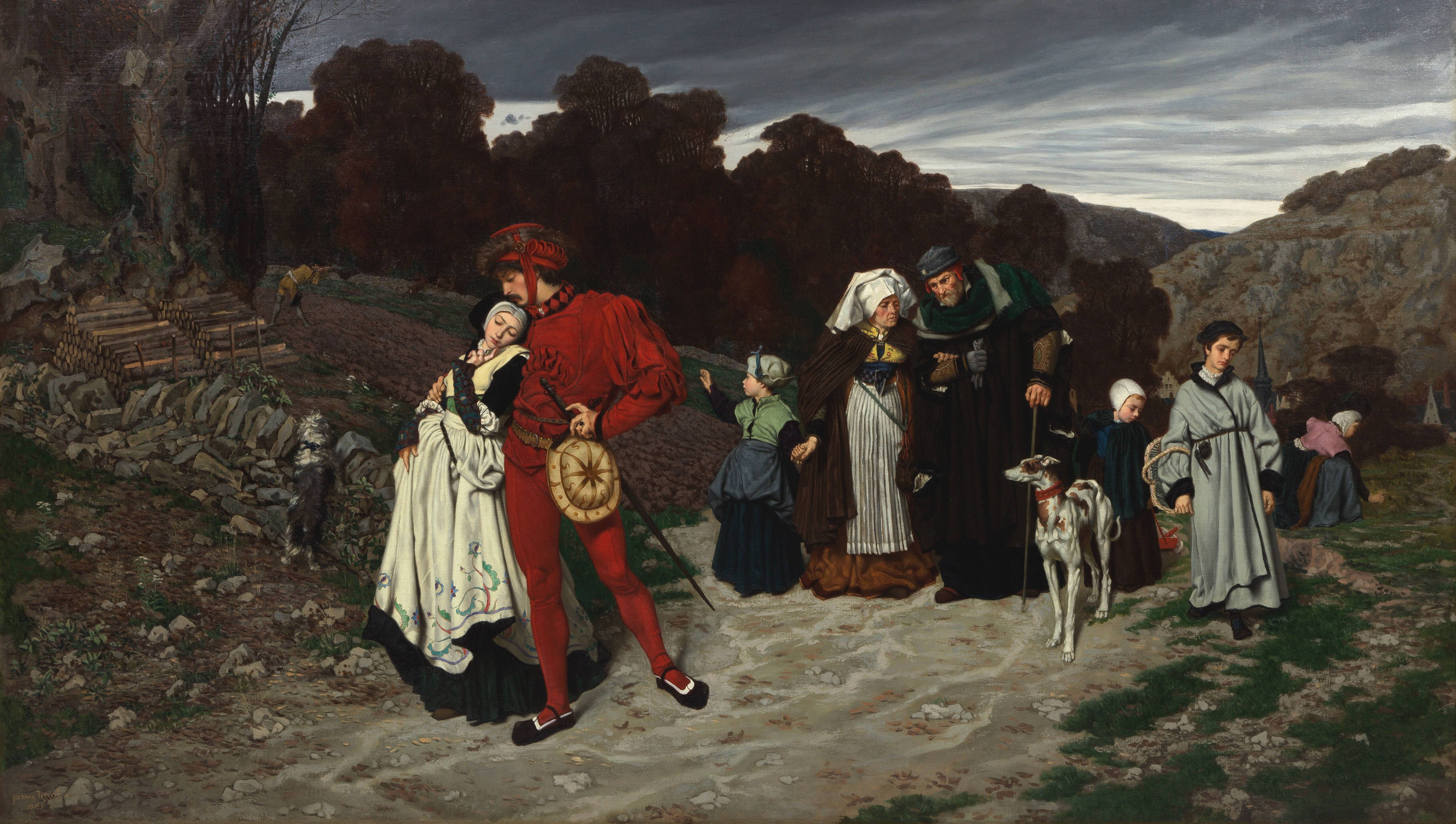 Bonhams : Bonhams Magazine | The Long Goodbye: Emotional Farewells in 19th Century Art