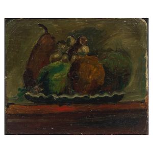 Jean Pougny (French, 1894-1956) Plate of fruit