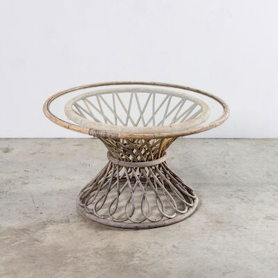 LOUIS SOGNOT (1892-1972) Rare table circulaire