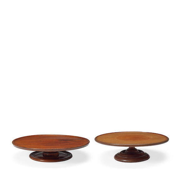 Bonhams : A matched pair of mahogany 'Lazy Susans' Late 19th century ...