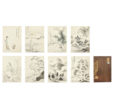 LAN LIAN (1650-1730) Figures and Landscapes