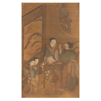 ANONYMOUS Zhangchang painting his wife's eyebrows