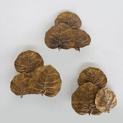 CHRYSTIANE CHARLES (1927-2013) Ensemble de trois appliques Guadeloupe